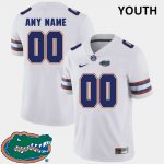 Youth Florida Gators #00 Customize NCAA Nike White 2018 SEC Authentic Stitched College Football Jersey DNB6062YY